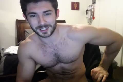 pretty hairy Hunky Doing A web camera Show.