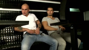 dudes In Budapest 8 - Marcus Ruhl and Andrew Stark butthole Hump
