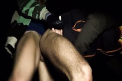 Dry pounding In The Park At Night