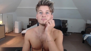 blonde man With large ramrod webcam