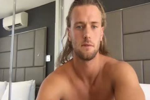 handsome Hunk Wanks Off enormous weenie In Solo Session
