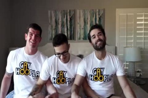 throbbing rod Actor Jayden Has A sleazy Morning threesome