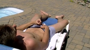 SelfSuckingBfs.com: Trimmed Jake Washington masturbation