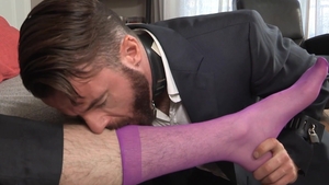 SayUncle Labs: Horny Jack Hunter in a suit nailed rough