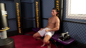 Next Door Male: Muscle Ricky softcore masturbating