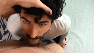 DrillMyHole: American getting facial indoors