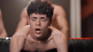 DrillMyHole: Inked american couple helps with gagging