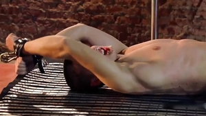 Athletic hunk domination BDSM