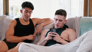 Jerk Buddies: Tattooed Teens Go Bareback Deep