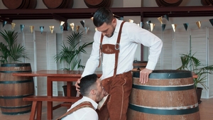 Men: Bent Over a Barrel for Paddy's Pleasure